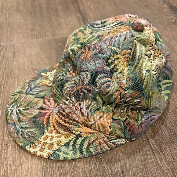 Tropical Patterned Cap - Picture 1 of 3